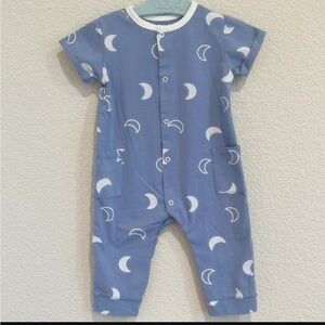 Offline Dusty blue moon romper, 6 months